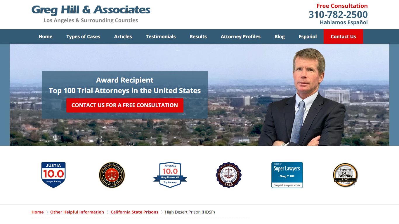 High Desert Prison (HDSP) :: Susanville Criminal Defense ...